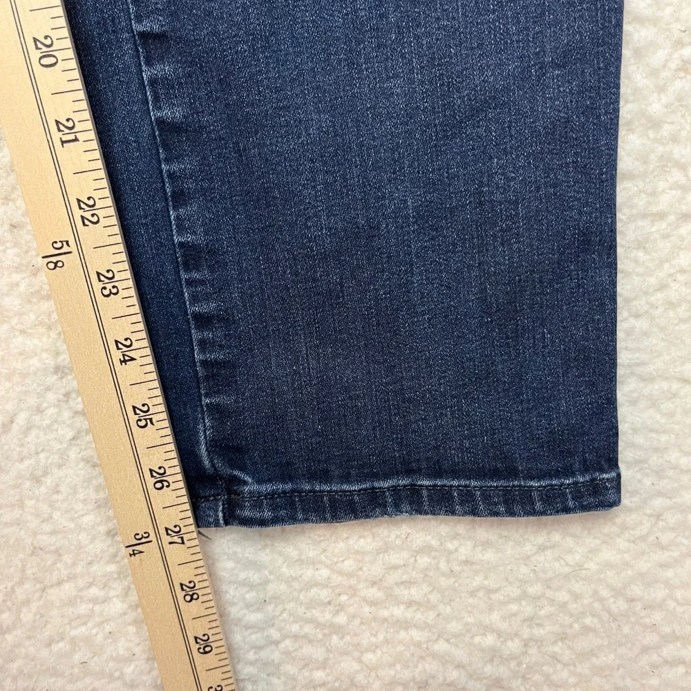 Lee Jeans Womens 8 Short‎ Blue Relaxed Fit Straight Leg 3051816 Stretch Denim